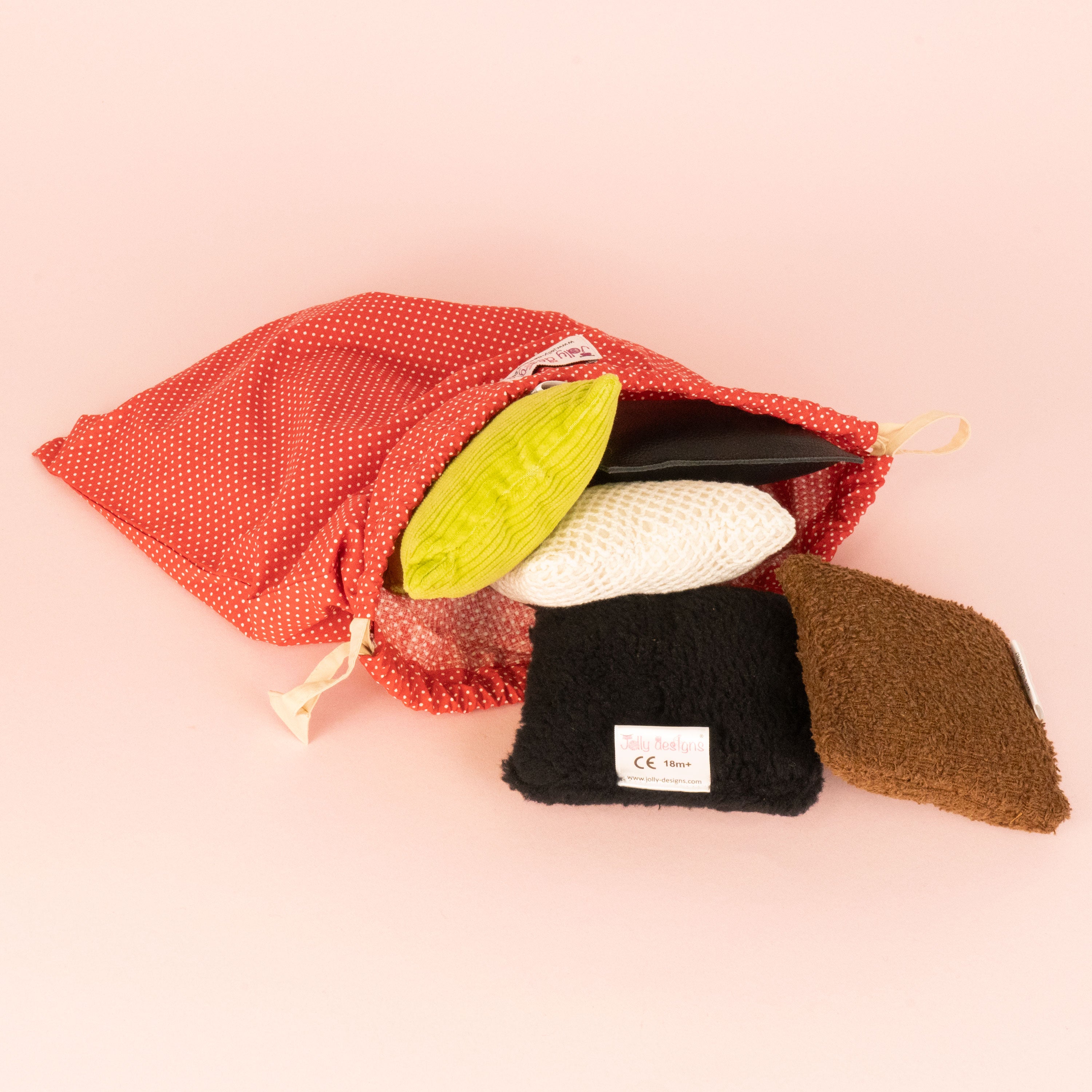 "Fabric Magic" sensory bag set