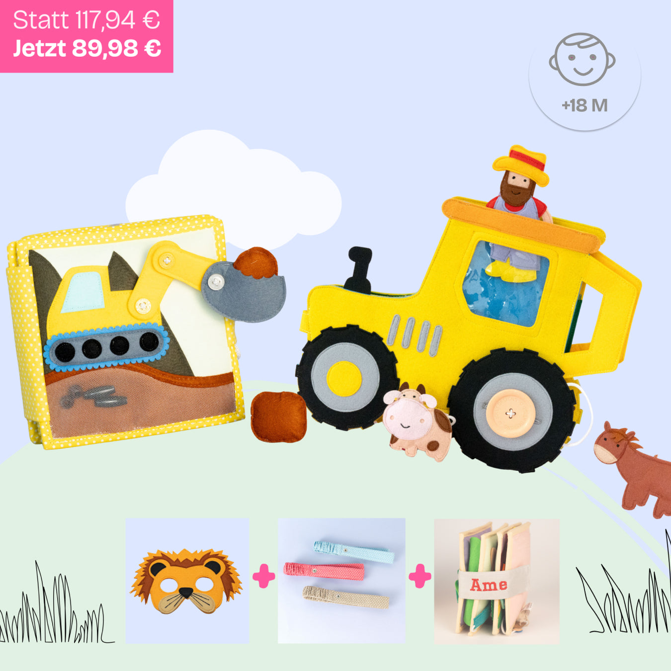 Tractor meets excavator!