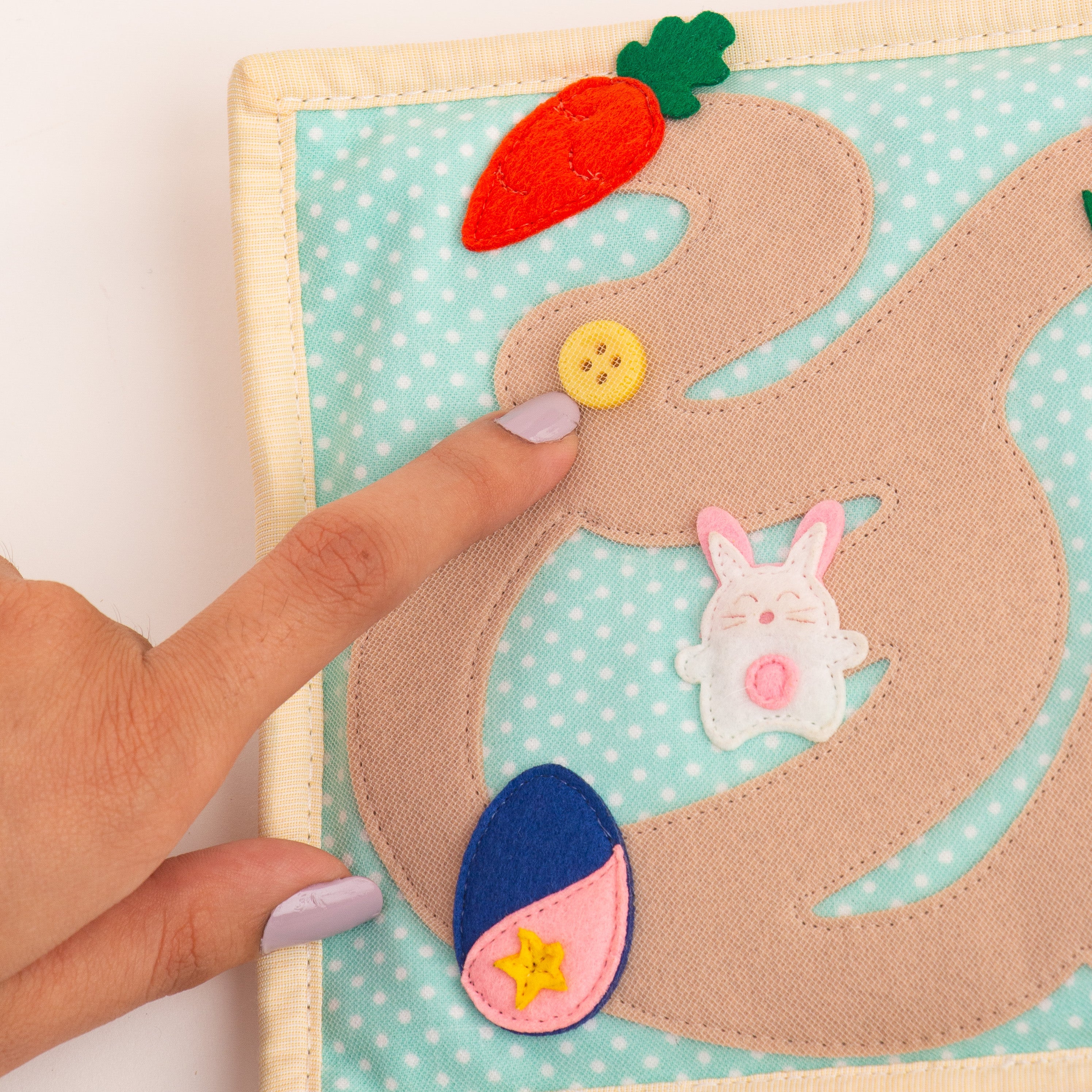 Funny Bunny- 6 pages Mini Quiet Book