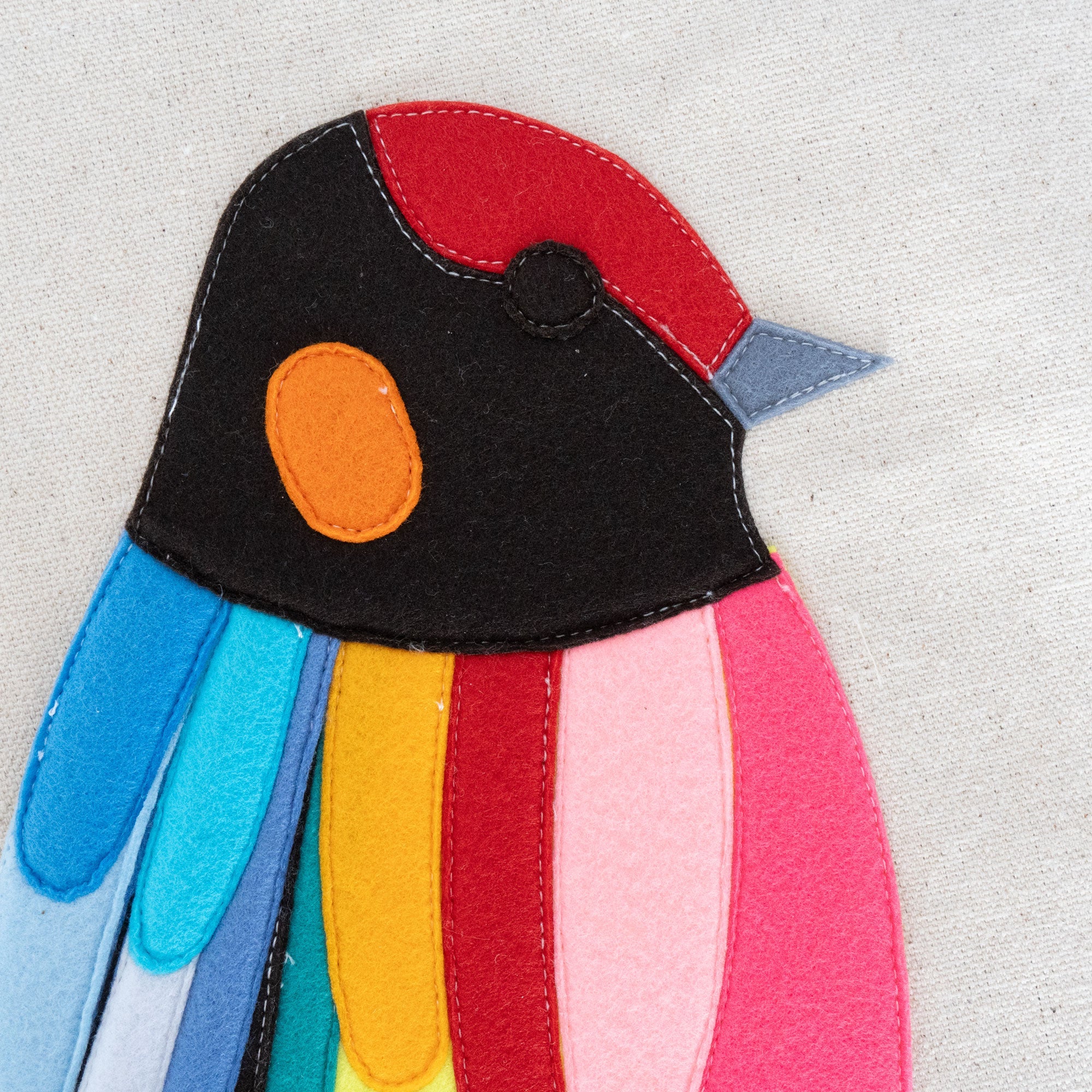 Colorful Bird Tapestry