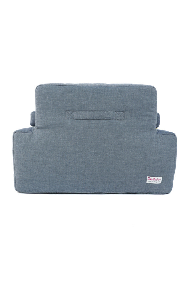 Activity armchair square Activity armchair Ecki blue with solar system cushion