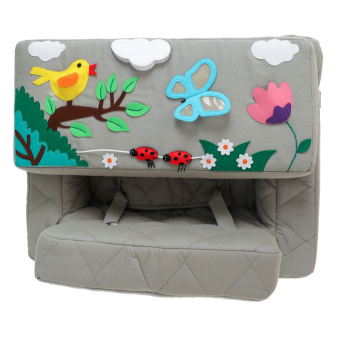 Activity cushions bee and butterfly