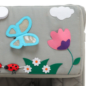 Coussin d’activités abeille et papillon