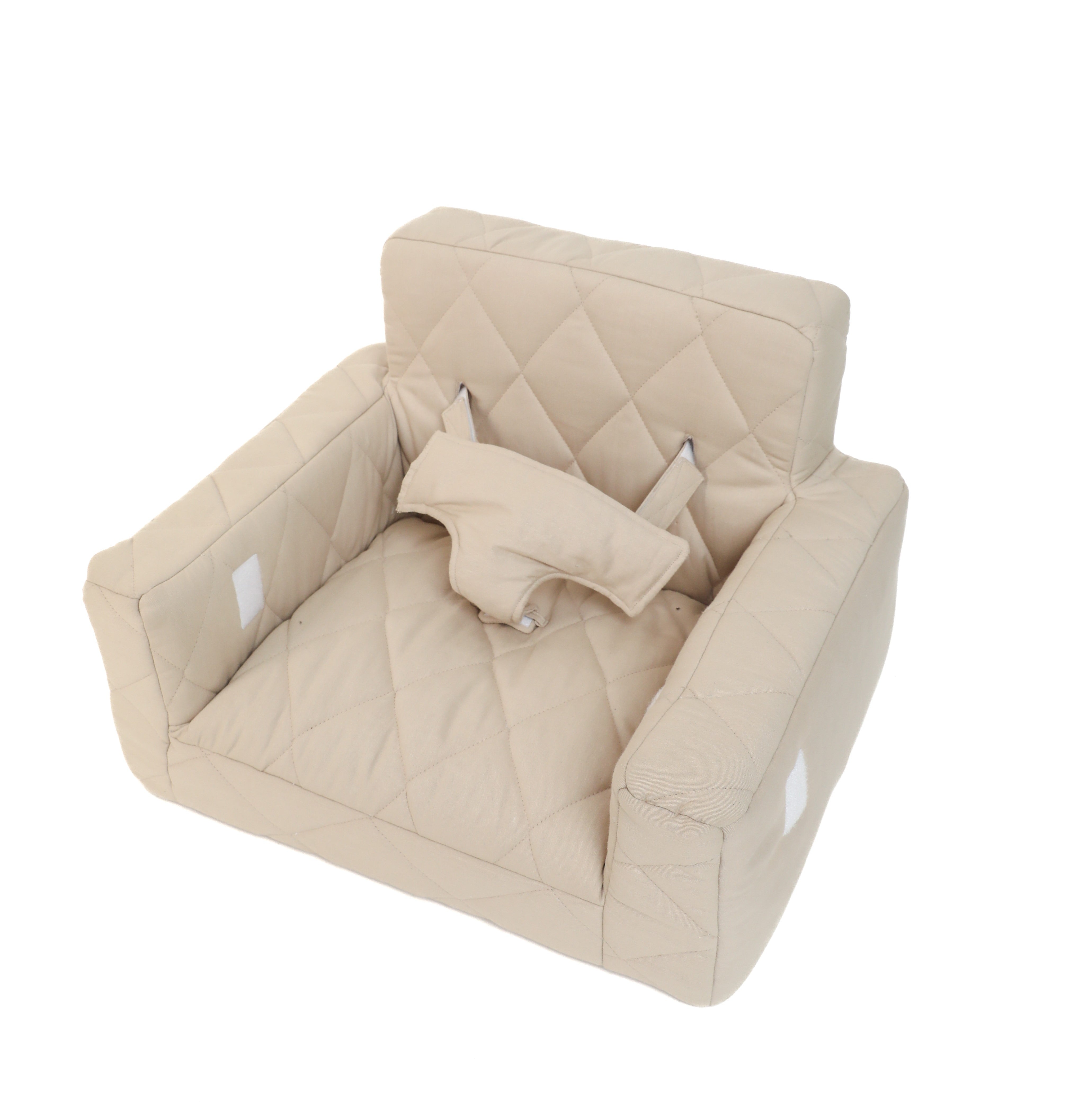 Activity armchair square Activity armchair Ecki beige with contrast cushion