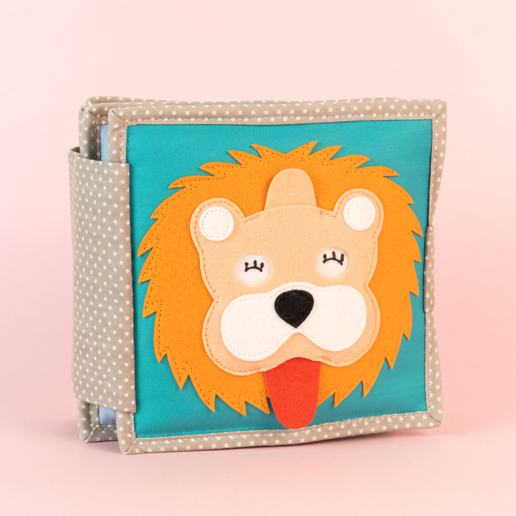 Lion endormi - 6 pages Mini Quiet Book