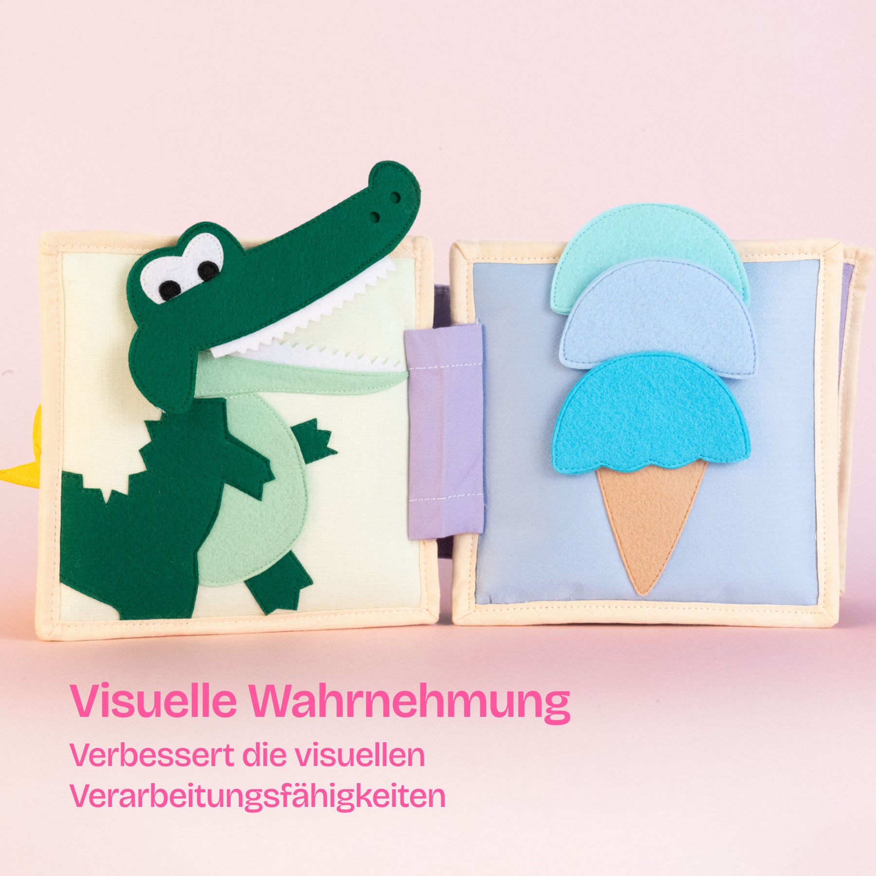 Regenbogen – 6 Seiten Mini Quiet Book