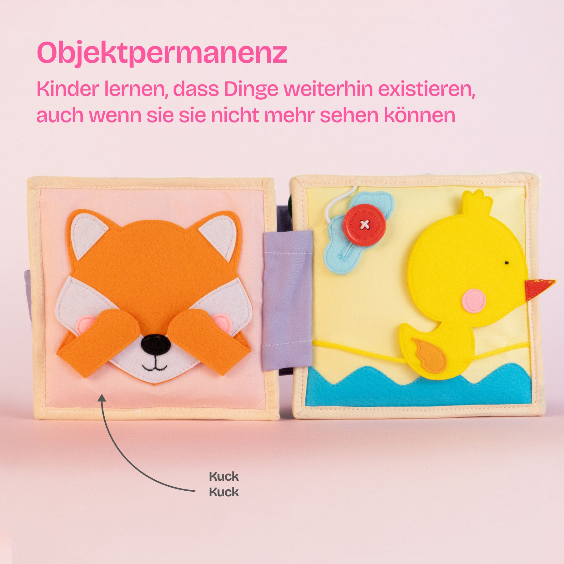 Regenbogen – 6 Seiten Mini Quiet Book