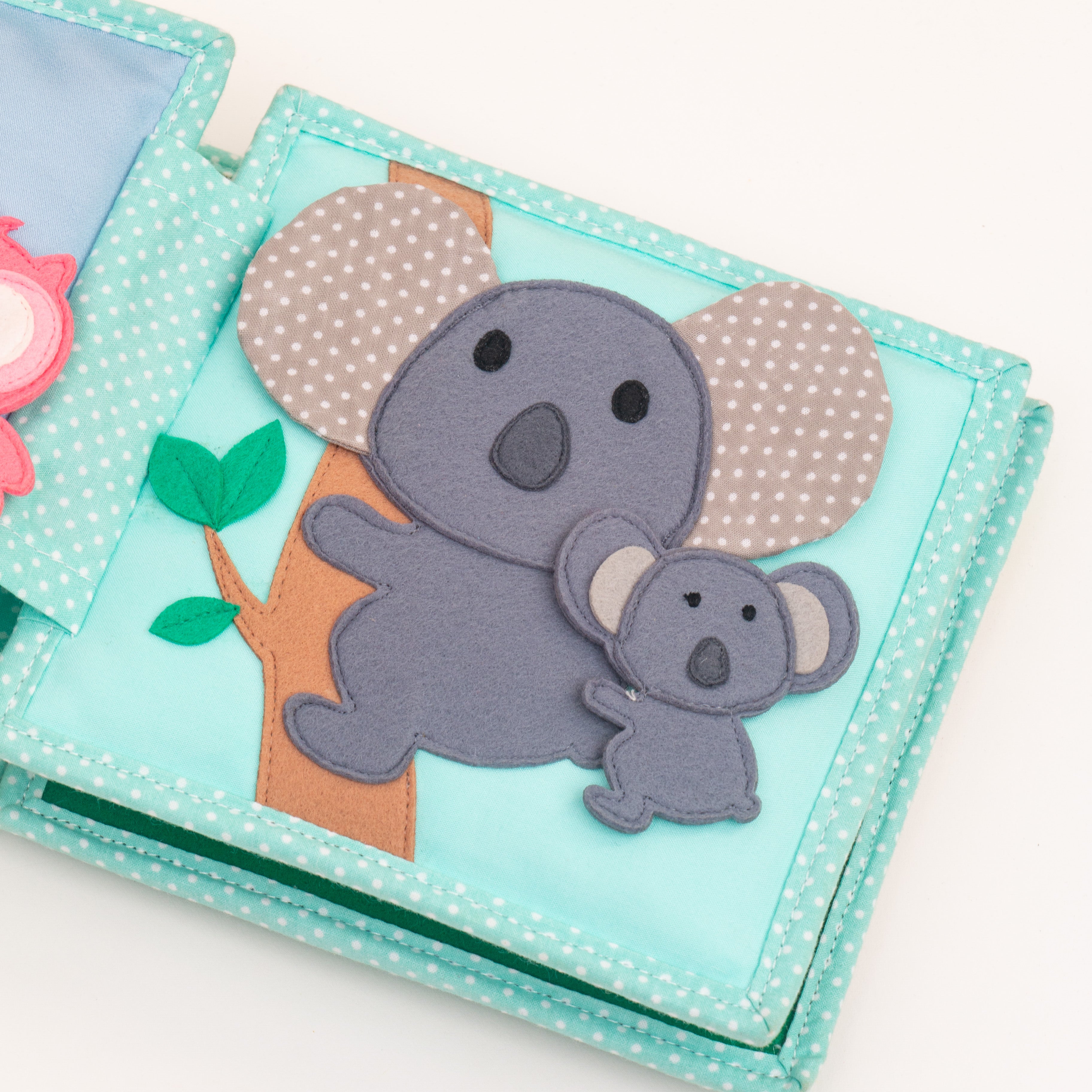 Jolly Jungle - 6 Seiten Mini Quiet Book