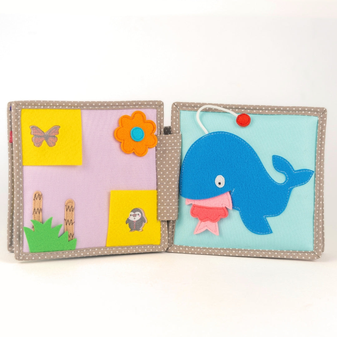 Sleepy Lion - 6 Pages Mini Quiet Book