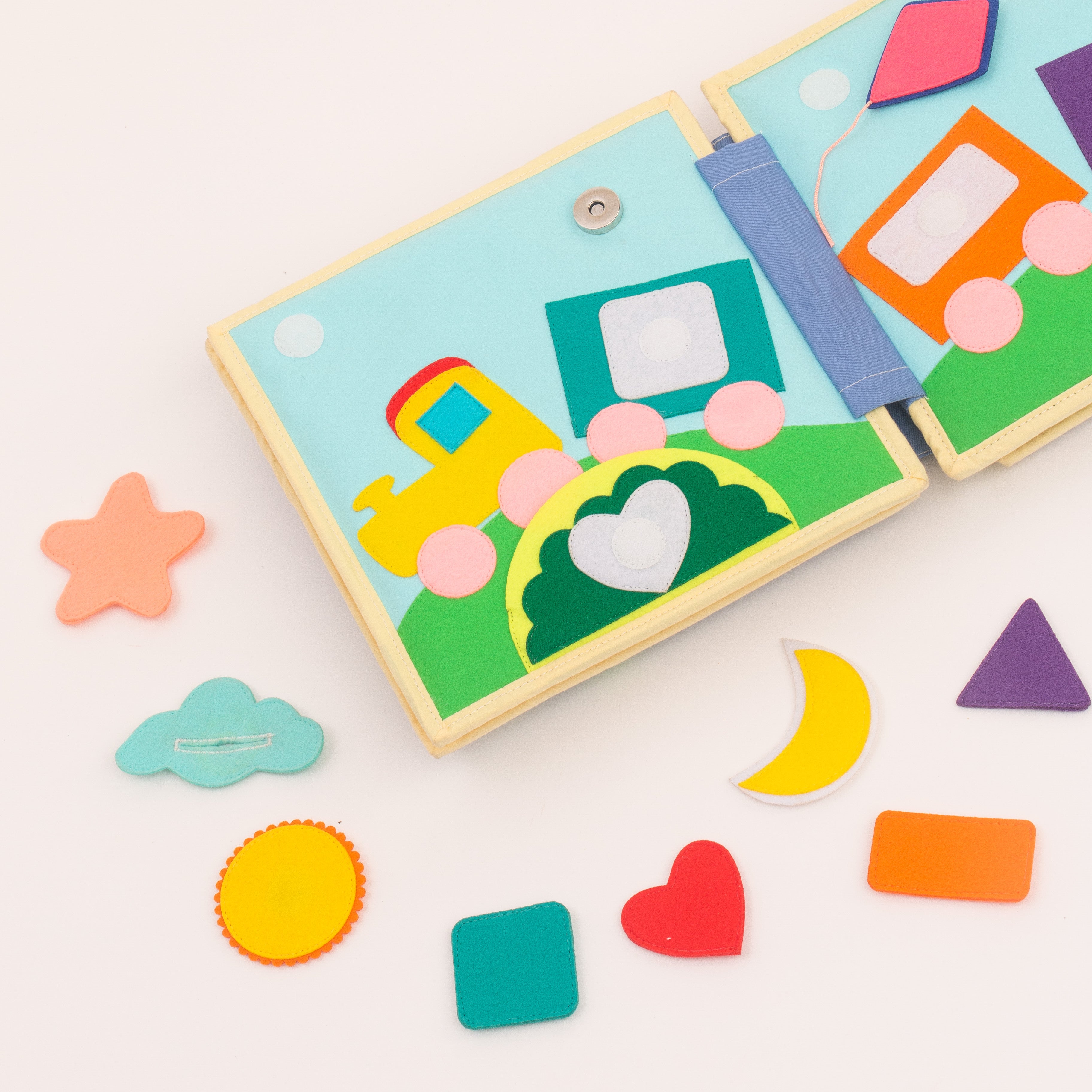 Pastel young owl- 6 Pages Quiet Book